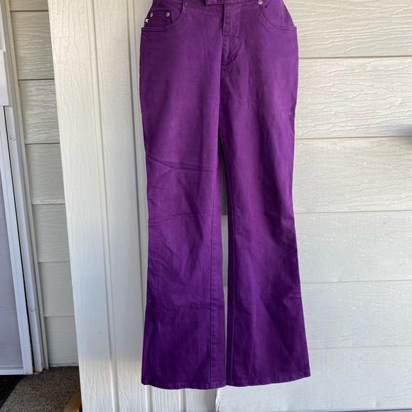 Express Pants & Jumpsuits Purple Boot Cut Pants Poshmark